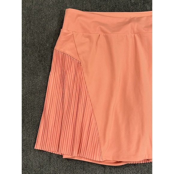 Nike Dri-Fit Women's Peach Pleated Tennis Skort Size Small EUC Golf Skirt - Picture 2 of 12